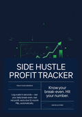 Side Hustle Profit Tracker hero cover
