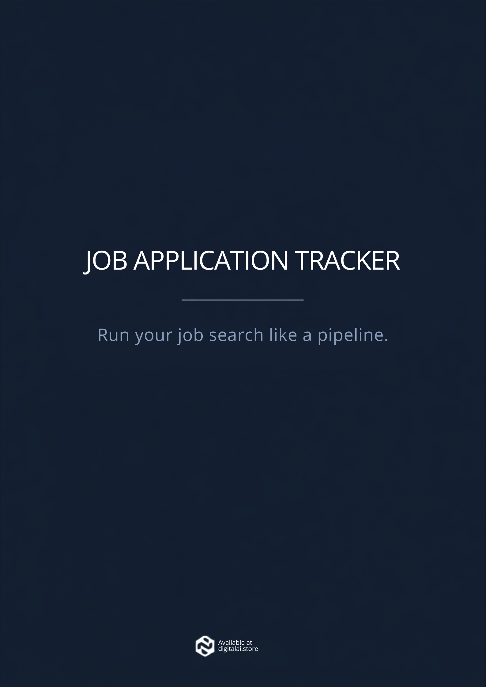 Job Application Tracker hero cover