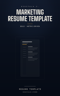 DigitalA.I. Marketing Resume Template