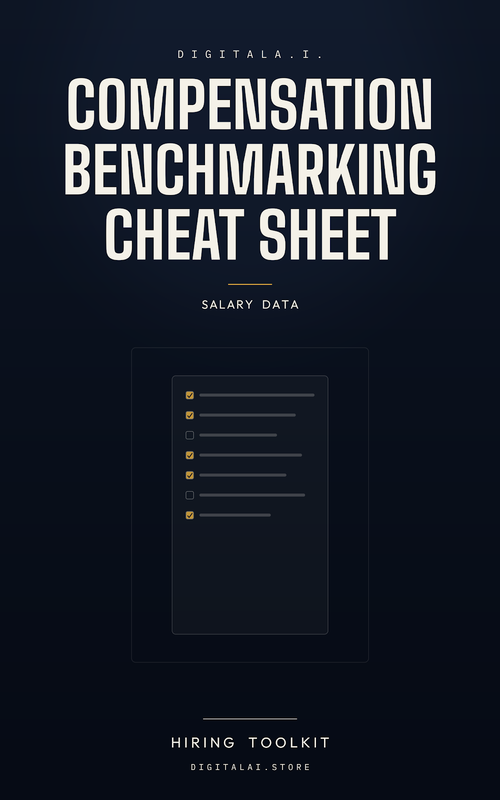 DigitalA.I. Compensation Benchmarking Cheat Sheet