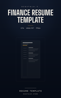 DigitalA.I. Finance Resume Template
