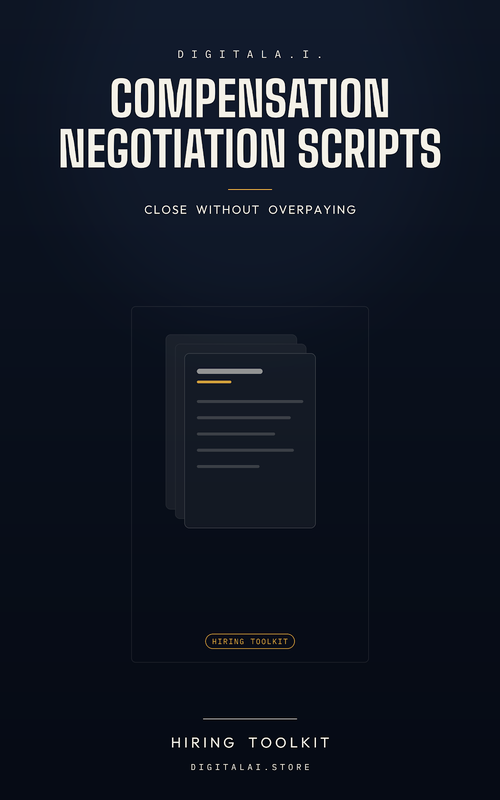 DigitalA.I. Compensation Negotiation Scripts