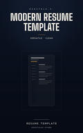 DigitalA.I. Modern Resume Template