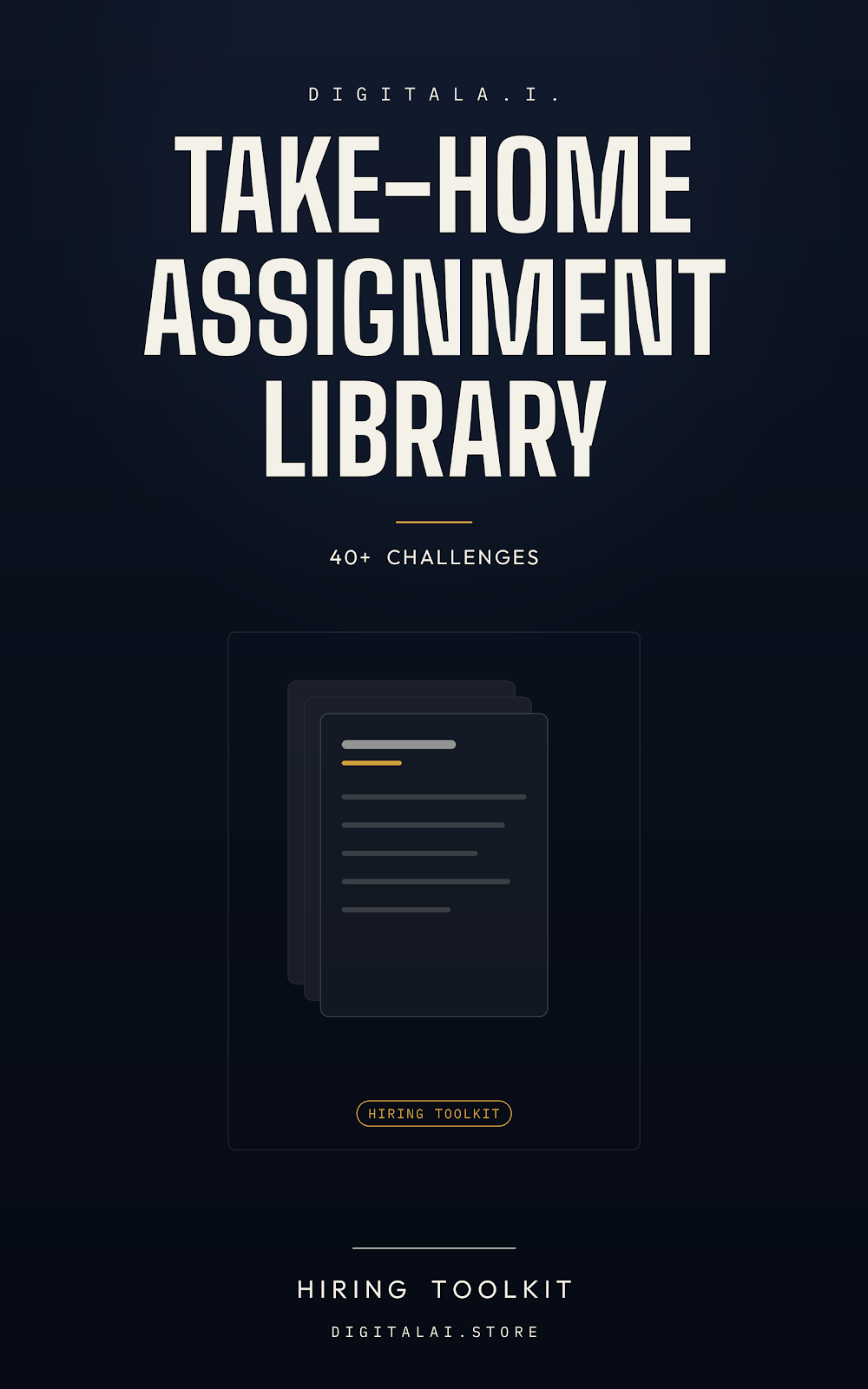 DigitalA.I. Take Home Assignment Library