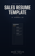 DigitalA.I. Sales Resume Template