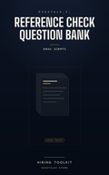 DigitalA.I. Reference Check Question Bank