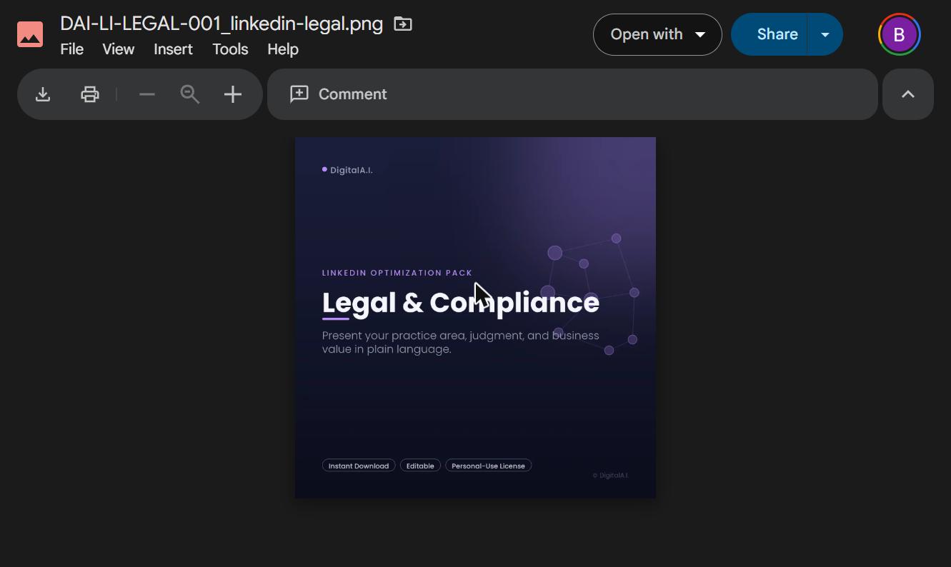 Legal & Compliance LinkedIn Optimization Pack