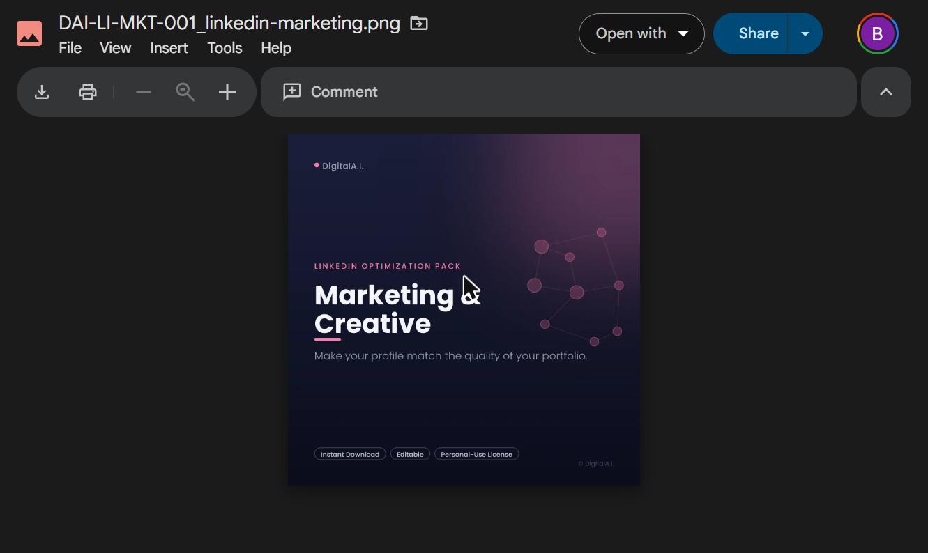 Marketing & Creative LinkedIn Optimization Pack