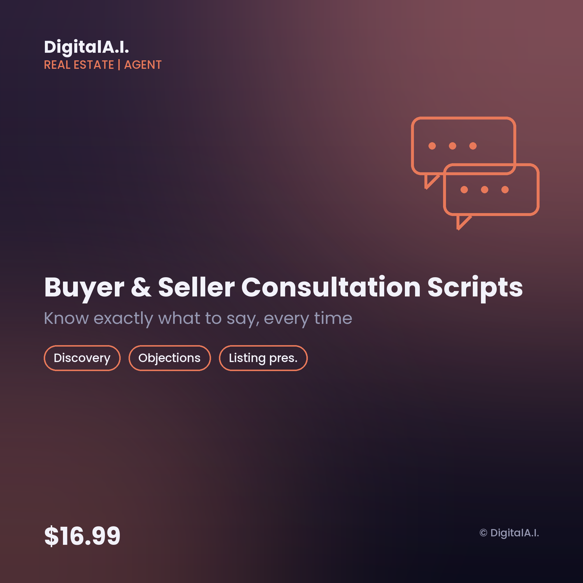 Buyer/Seller Consultation Script Pack — Real Estate Scripts & Objection Handling