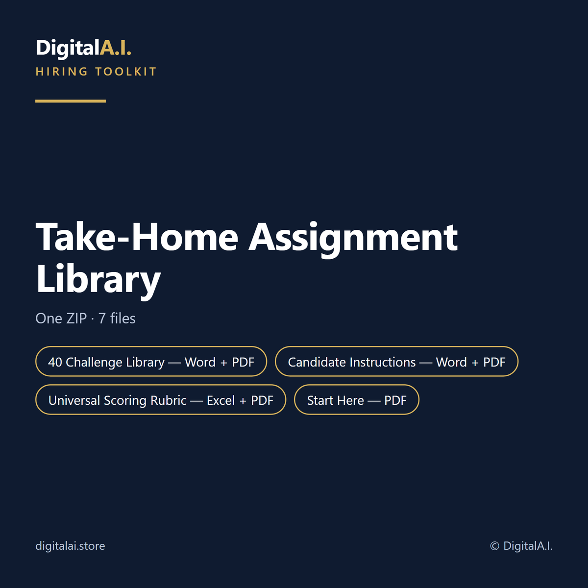 DigitalA.I. Take-Home Assignment Library