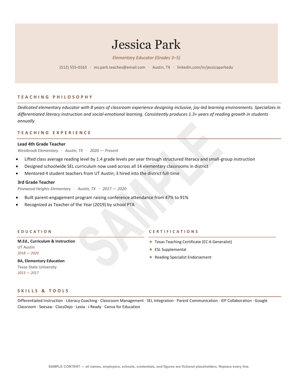 Service Pro Resume Pack — 3 Word Templates + SAMPLE PDFs