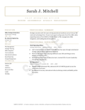 Executive Resume Template — Editable Word + SAMPLE PDF
