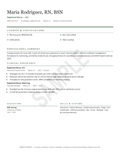 Nurse Resume Template — Editable Word + SAMPLE PDF