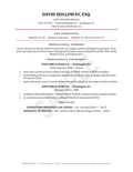 Legal Resume Template — Editable Word + SAMPLE PDF